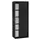 jaloeziedeurkast,HxBxD 1980x800x430mm,5 OH,romp zwart,front zwart