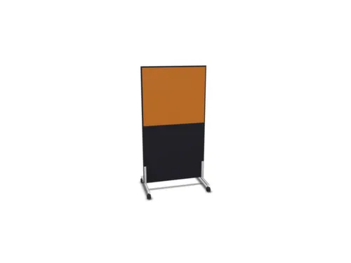 scheidingswand,HxB 1545x800mm,CC-zwart,BN3005-geel