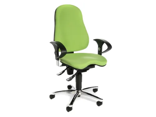 Draaistoel Appelgroen H X B X D 460-560X 480X 450Mm Stalen Voetkruis