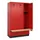 locker met bank,HxBxD 1950x1200x815mm,3vak,vak B 400mm,cilinderslot