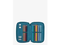 Etui Beckmann gevuld 3-laags 27 dlg Jungle Game green Inhoud: 2x jumbo