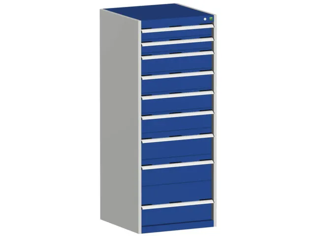 ladekast,HxBxD 1600x650x650mm,9lade(n),lade voor normale belastingen