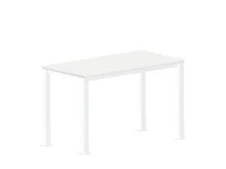 In hoogte verstelbaar bureau,HxBxD 720-840x1200x600mm,Bl-wit - 2