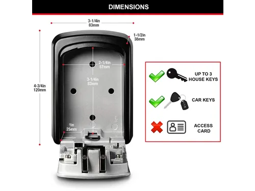 Sleutelkluis MasterLock 5401EURD Select Access middelgroot