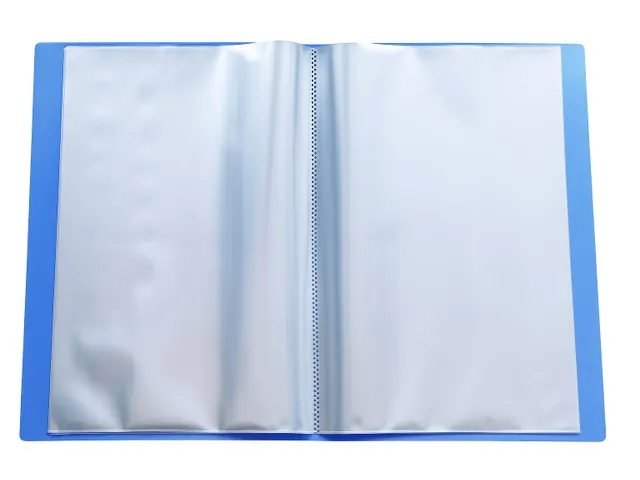 Album de présentation A4 20 pochettes Bleu
