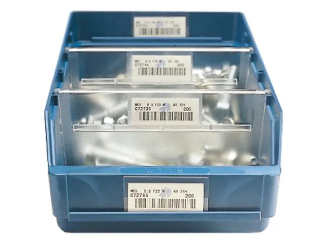 Bacs À Bec Compartimentables Polypropylène Hxlxp 95X240X400Mm Vert