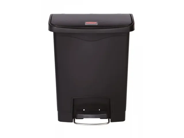 Pedaalemmer Slim Jim Step On Front Kunststof 30 Liter Zwart