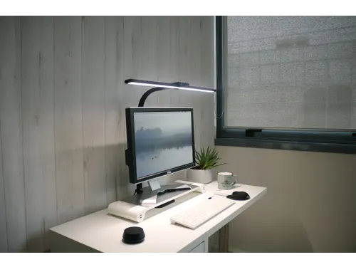 Bureaulamp Unilux Strata base led zwart