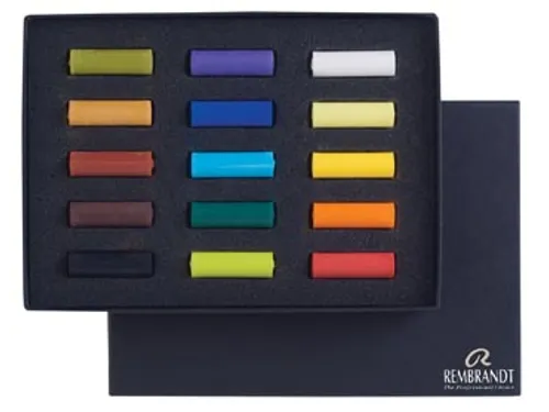 Softpastels, Starterset Met 15 Halve Pastels