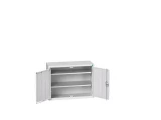 universele kast,HxBxD 600x800x350mm,2xStalen bodem,romp RAL7035 - 1