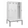 locker met bank,voor scheiding van kleding,HxBxD 2120x1200x815mm,4vak