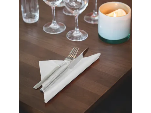 Servetten Tork 477149 2-laags 33x33cm wit 1/4 vouw 200st.