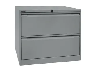 hangmappenkast HxBxD 711x800x622mm 2hangmappenframes zilver - 2