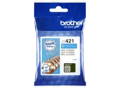 Inktcartridge Brother LC-421C blauw
