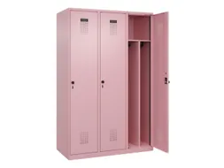 locker voor scheiding van kleding,HxBxD 1850x1200x500mm,3vak