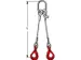 Élingue Multibrins 2Brins Cmu 0-45° 4 4T Ø Câble 18Mm Longueur Uti