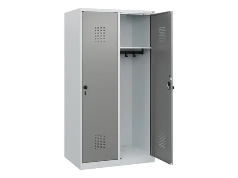 schoollocker,HxBxD 1530x800x500mm,2vak,vak B 400mm,draaigrendel
