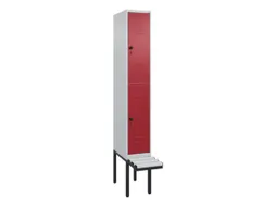 Dubbeldekse dekenkist,HxBxD 2120x300x815mm,1x2vak.,vak B 300mm