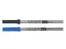 Rollerpenvulling Cross classic century en Click medium blauw