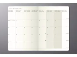Maandagenda Conceptum A6 2027 (NL/FR/EN/DU) zwart Softcover - 3