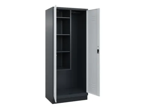schoonmaakkast,HxBxD 1850x600x500mm,links 4vakken