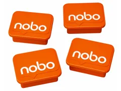 Magneet Nobo 18x22mm oranje