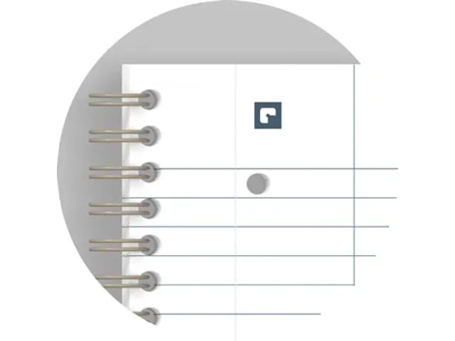 Cahier spirales Origin A4 140 feuilles ligné Sable