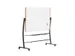 Whiteboard Rocada Natural 129x100cm wit mobiel 2-zijdig
