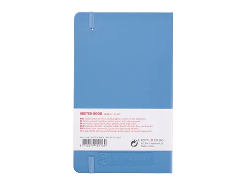 Schetsboek Talens Art Creation 80 witte vellen 140gr 130x210mm blauw