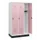 schoollocker,HxBxD 1630x900x500mm,3vak,vak B 300mm,draaigrendel,sokkel