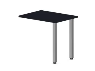aanbouwtafel,i.h.v.,HxBxD 720-840x800x600mm,CC-zwart - 1