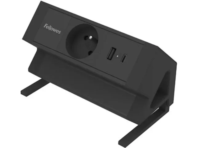 contactdoos Power Desk zwart voor België