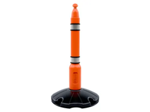 kegelriempaal,paal H 100mm,oranje,kunststof