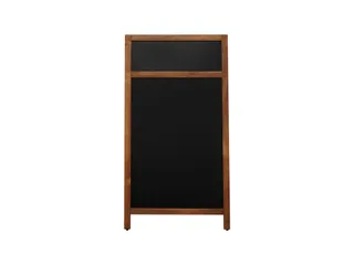 Europel Krijtstoepbord met Topbord 660 x 1280 mm Natural - 1