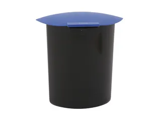 Inzet 6 Liter Met Deksel Zwart Blauw - 1