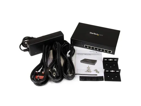 8-poorts Onbeheerde Industriële Gigabit Power Over Ethernet Switch