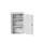 hangkast,HxBxD 900x525x350mm,vleugeldeur,2xStalen bodem,romp RAL7035