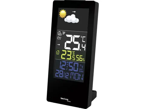 Weerstation Technoline WS 6446 85x185x65mm zwart met 1 buitensensor 30