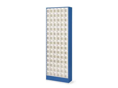 Transparante Magazijnbakken 90Bakken Abs-Kunststof Corpus Ral5010