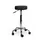 Tabouret kruk Office hoog met gasveer harde wielen zw