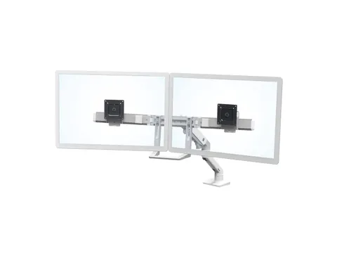 Ergotron Hx Desk Dual Monitor Arm Wit 2 Schermen