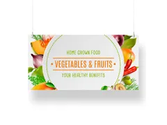 Overhead Banner KAPA 5mm Paneel Print 60x120cm Dubbelzijdig