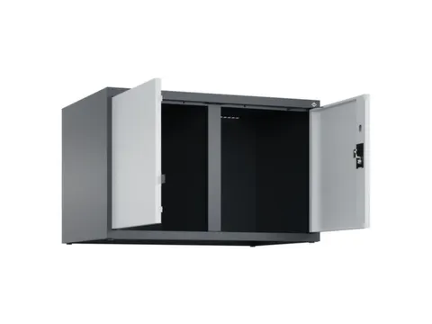 opzetkast,v. locker voor scheiding van kleding,2vak.,vak B 400mm