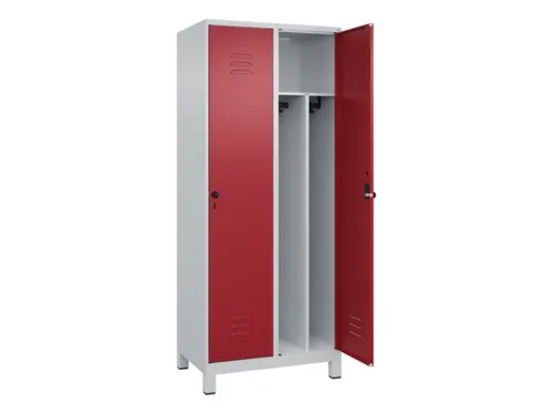 locker voor scheiding van kleding,HxBxD 1950x800x500mm,2vak
