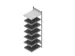 rayonnage pour classeurs rayonnage suivant HxlxP 2350x760x635mm