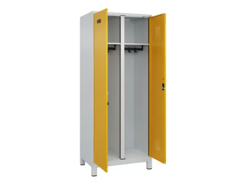 locker voor scheiding van kleding,HxBxD 1950x800x500mm,2vak