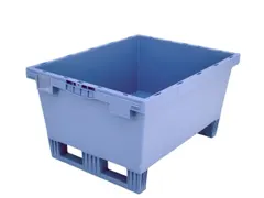 Herbruikbare Stapelbak 423x800x600mm 109l Open Dubbelde Bodem