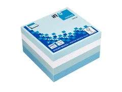 Bloc-mémos 75x75mm assorti Islande bloc de 400 feuillets