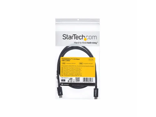 1 meter Thunderbolt 3 kabel 20Gbps 100W Power Delivery en 4K video