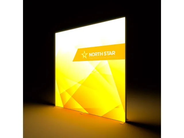 Brightbox Pro Flex Wand 300x300 cm LED-verlichte beurswand
